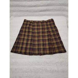 Museum Replicas Limited Plaid Kilt - Wrap Skirt 100% Wool Made In India Sz L